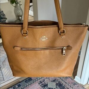 Coach Caramel Leather Tote Bag